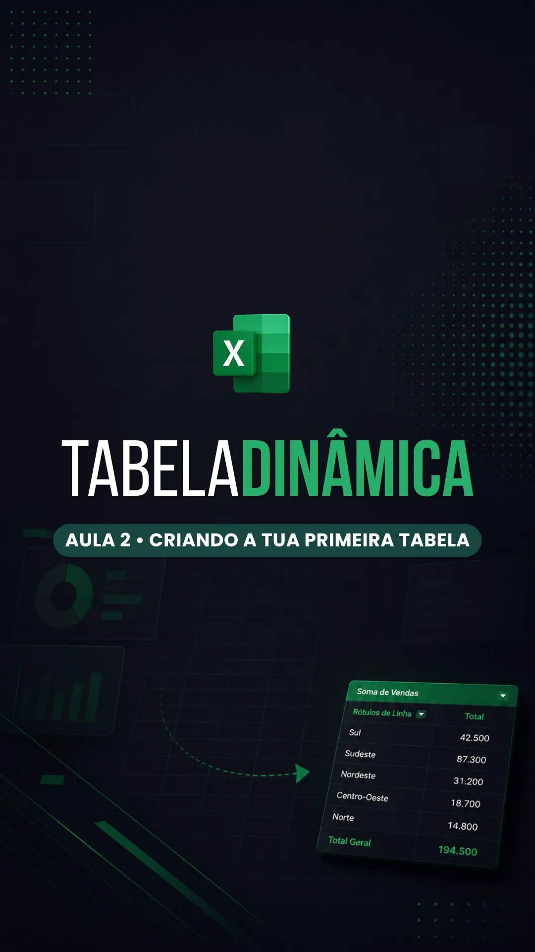 Capa do vídeo: Tabela dinâmica: crie a tua em quatro cliques