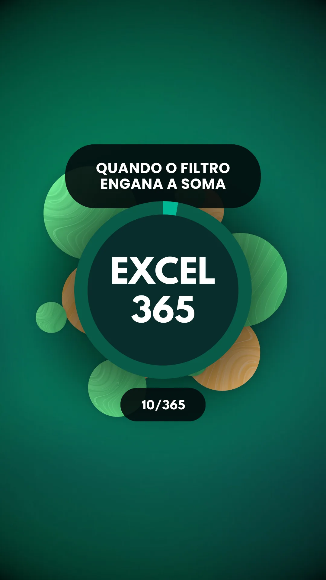Capa do vídeo: SUBTOTAL(): some apenas as linhas visíveis com filtro ativo