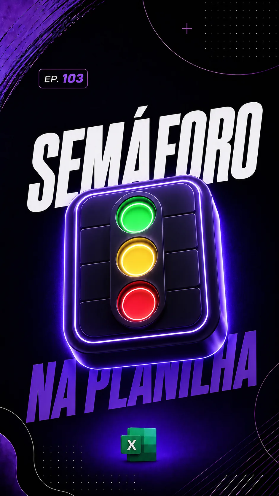 Capa do vídeo: Semáforo de meta: ícones verde, amarelo e vermelho por desempenho