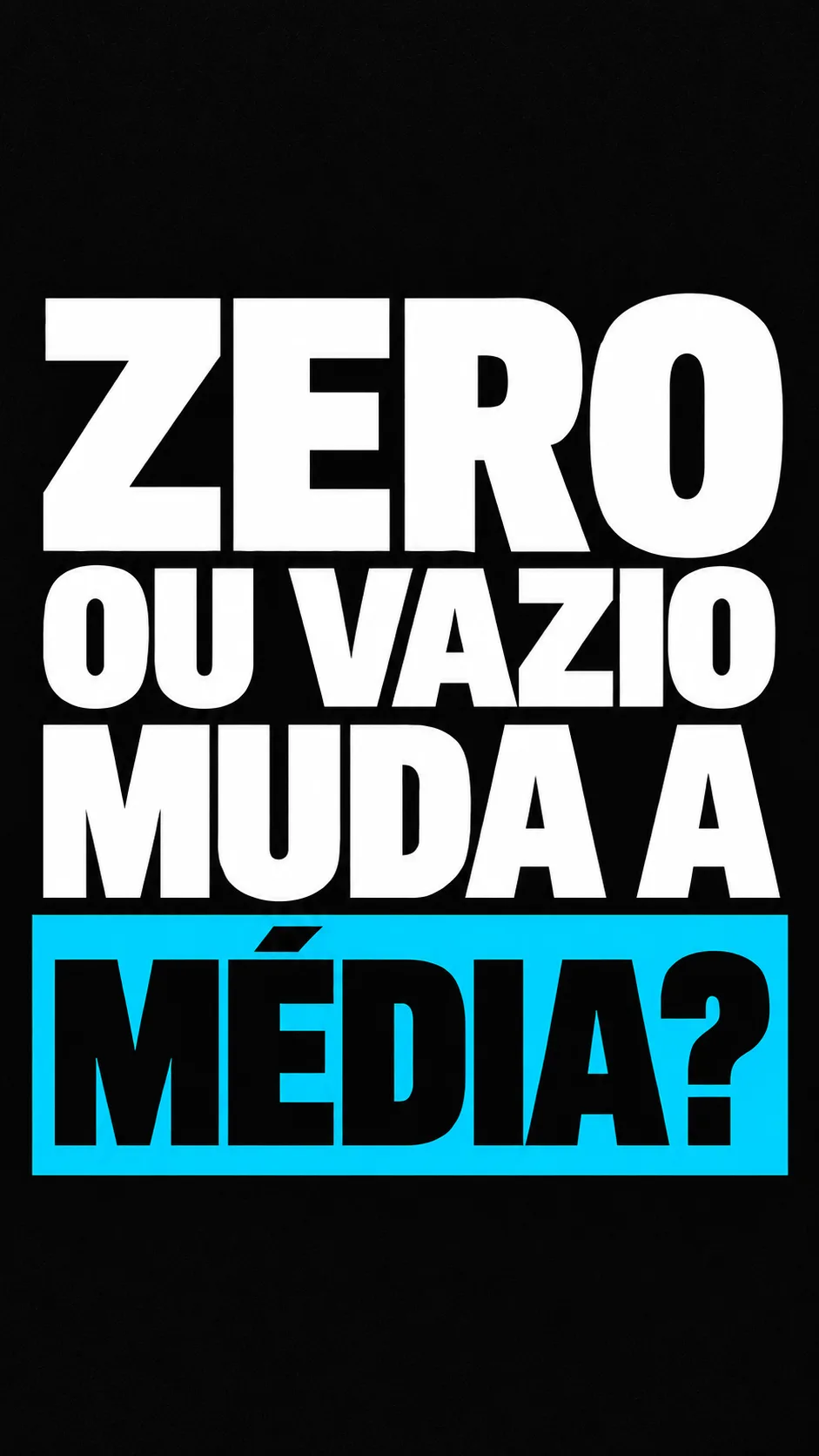 Capa do vídeo: Zero e vazio no Excel: a diferença que muda a média sem avisar