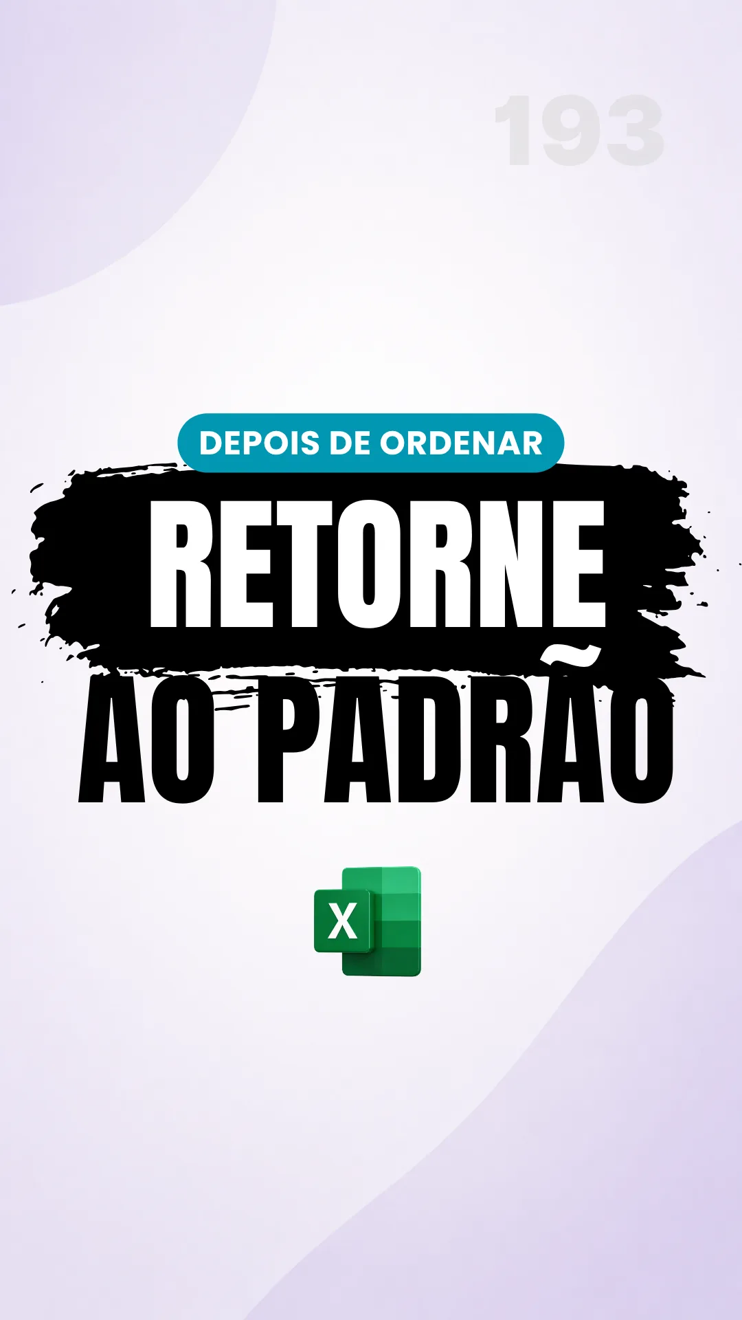 Capa do vídeo: Coluna de ordem: crie um índice para voltar à ordenação original
